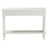 Laura Baxton Studio Malinda Classic Black Wood 2-Drawer Console Table With Spindle Legs-668574727