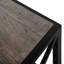 Table basse contemporaine pour le salon et la chambre à coucher, verre lisse et moderne, hauteur 14,88 po, demi-verre de style moderne, assemblage facile, hauteur
