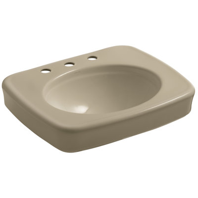 Bancroft® Vitreous China 24" Pedestal Bathroom Sink