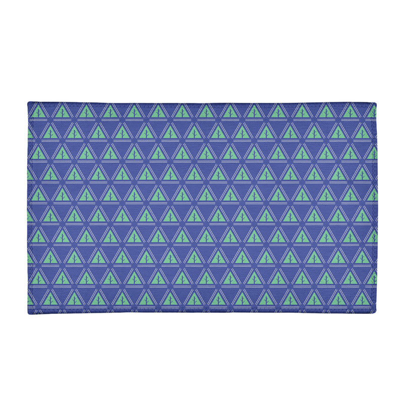 Chenille Geometric Indoor Rug, Rectangle 4' x 6'