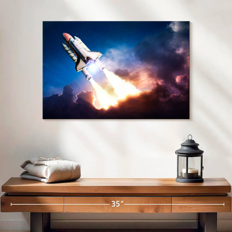 Oberle Mission To Space, 16" H x 24" W