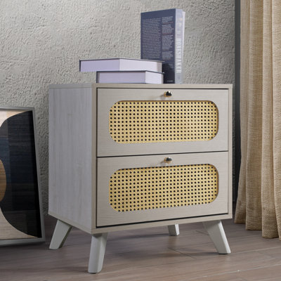 Adalade 2 - Drawer Nightstand in Antique White
