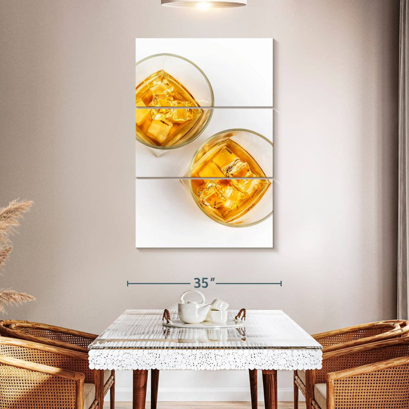 Yarlin Cold Whiskey Drinks, 50" H x 32" W
