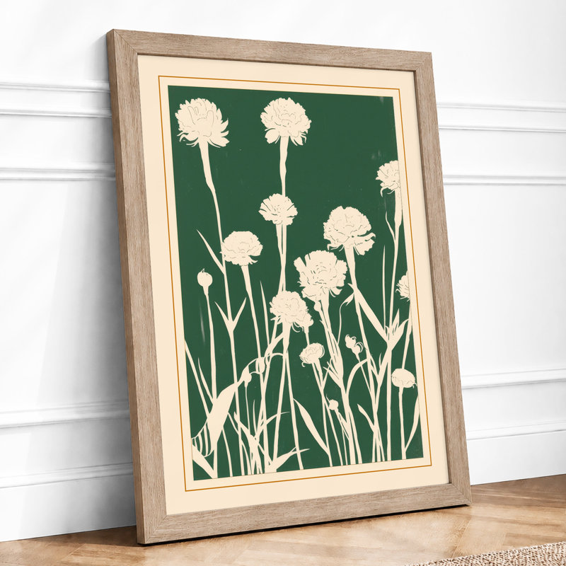 Dandelions Rising Botanical - Print, A1 - 84.1 x 59.4 cm, Oak