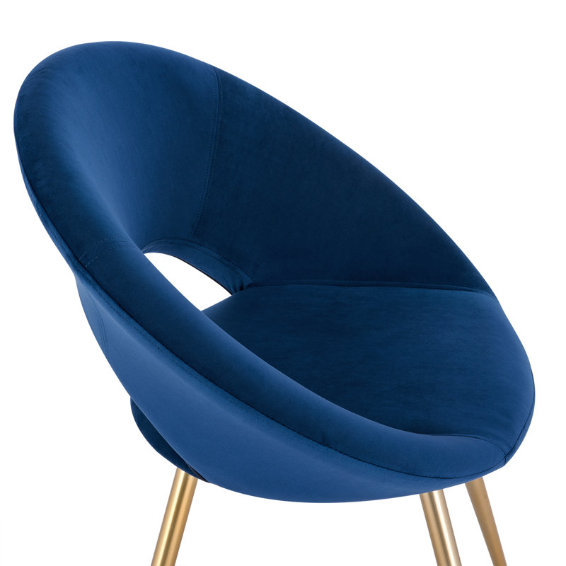 Catoosa Upholstered Dining Chair, Blue