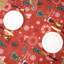 Waterproof & Oil-Proof Christmas Tablecloth – Durable Red Square Table Cover – Wipe Clean, Festive Holiday Dining, Christmas Deer Design – Size: 52" x 70", Color: Christmas deer