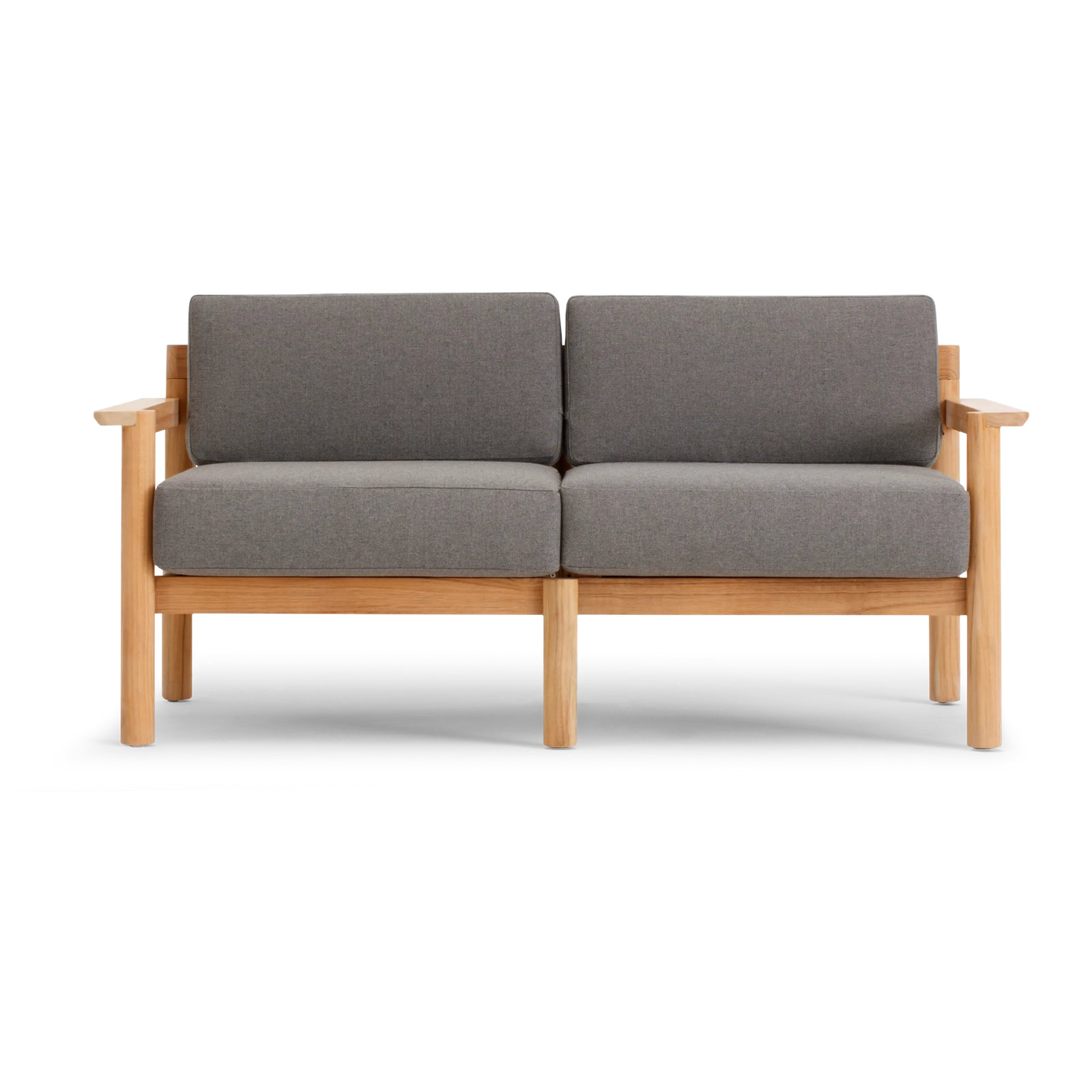 Haven 63" Sunbrella® Patio Loveseat, Sunbrella Greystone