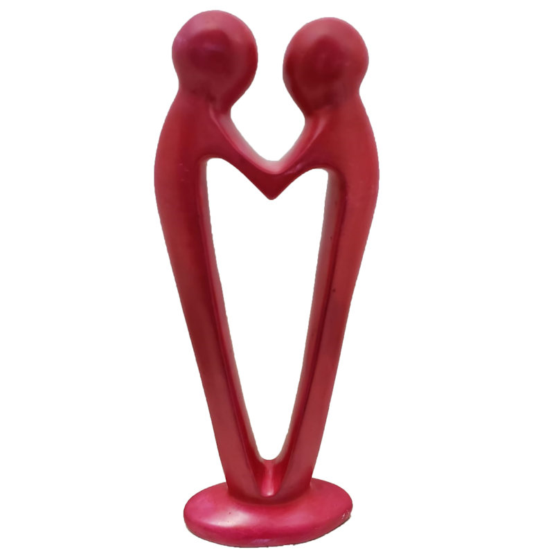 Figurine « unisson » Menges, Rouge, H 12 po x l 4 po x P 2,5 po