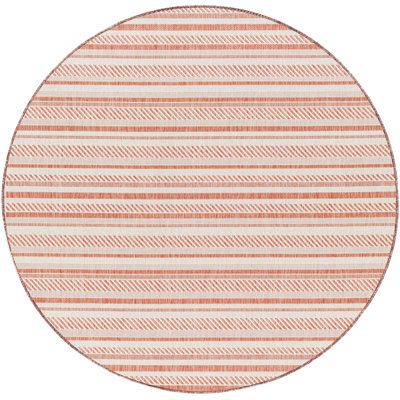 Marion Indoor & Outdoor Boho Coral Pink Rug