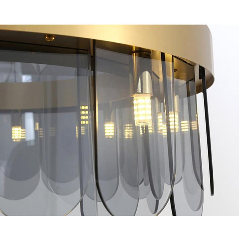 Cantu 10 - Light Unique/Statement Chandelier, 28cm H x 80cm W x 80cm D