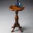 12" W End Table with Scalloped Tray Edge Top and Pedestal Base-108805673