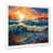 White Single Picture Framed