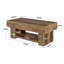 Table basse de 47 pouces avec rangement