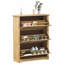18 Pair Solid Wood Shoe Storage Cabinet