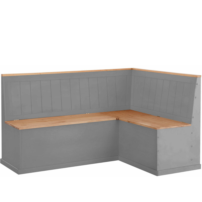 Amira Solid Wood Storage Bench, 90cm H x 160cm W x 53cm D