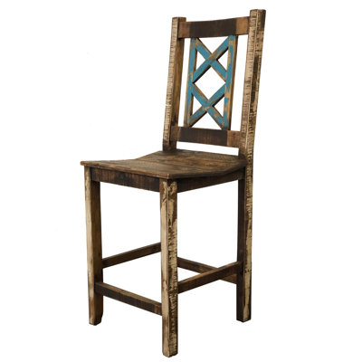 Freelon Solid Wood Counter Stool