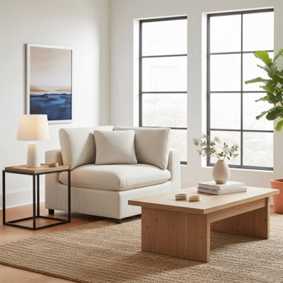 Chaise de coin Cassandra - Beige