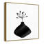 «Black Vase II - Square Version Print» par Kimberly Allen-100430021-100430028