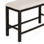 Ensemble de table de salle à manger à hauteur de comptoir 6 pièces TREXM avec 4 chaises et un banc pour la salle à manger (espresso)-1652968130