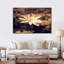 Impression sur toile de lotus sépia-92519955