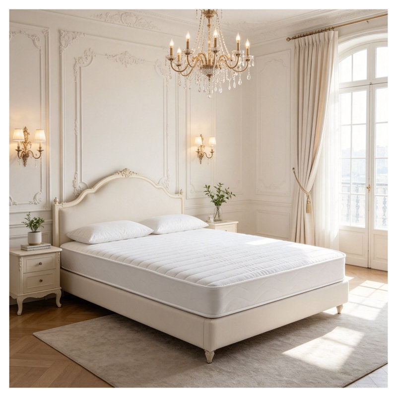 Matelas double à ressorts de 5 pouces à fermeté moyenne avec housse en polyester, Full