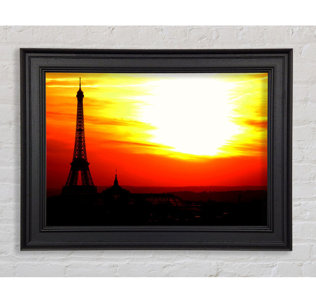 Paris Eiffelturm Sun Blaze - Druck