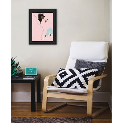 «Dance Your Heart Out» encadré sur bois par Kamdon Kreations