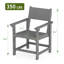 Ensemble de 4 chaises d'extérieur pour 4 personnes (ensemble de 4)-798392572-798392573