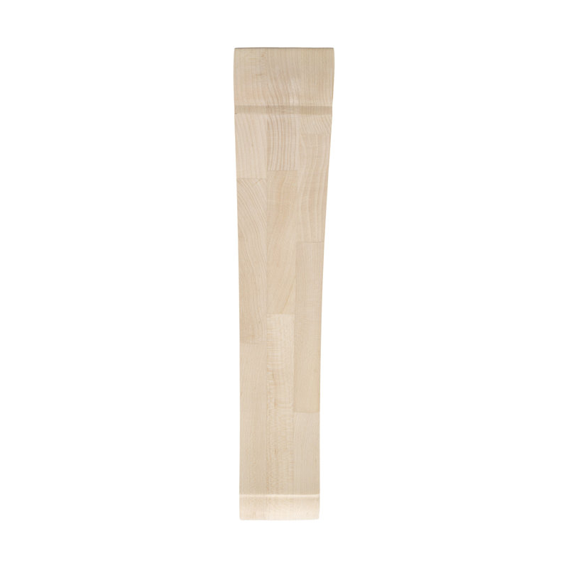 Unfinished Solid Hardwood Plain Bracket Corbel