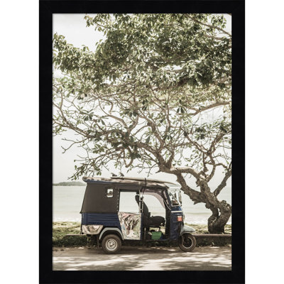 Tuk Tuk by Shot by Clint Wood Framed Wall Art Print
