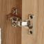 Armoire de rangement, finition brune
