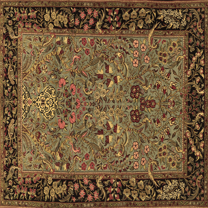 Visby Floral Indoor Rug, Square 8'