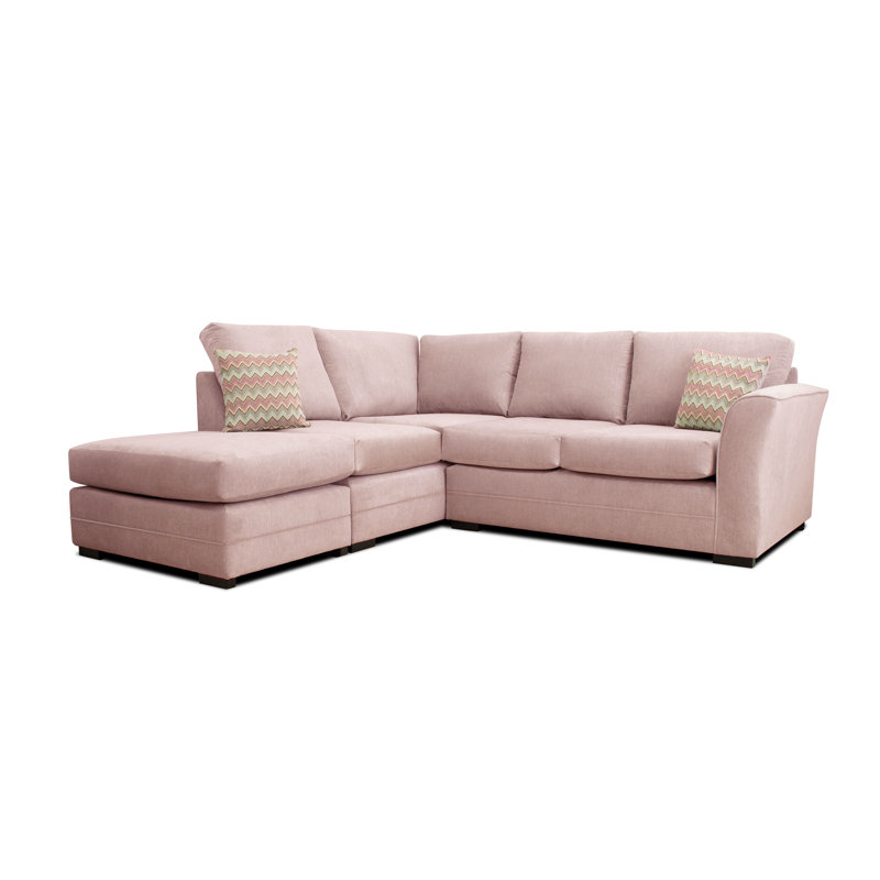 Lilah 5 Seater Corner Sofa , Left Orientated, Lilac