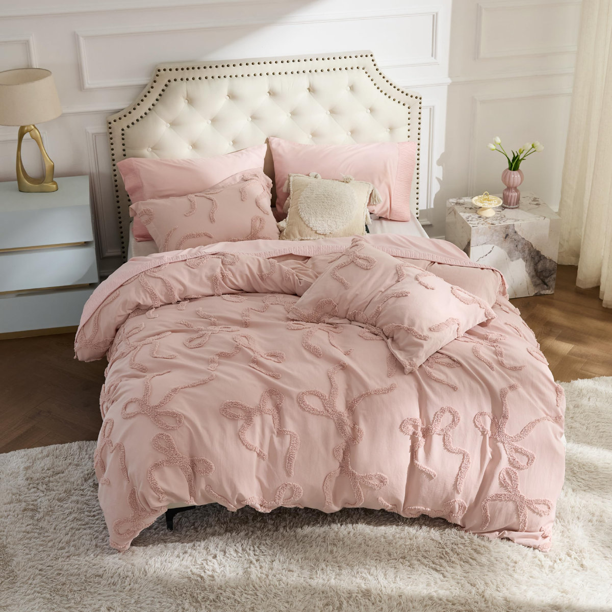 Pink Bow Comforter