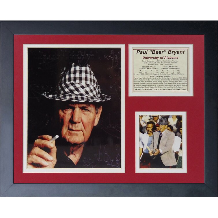 Paul Bear Bryant - Alabama Football Photograph by Retro Images