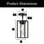 Framework LED Mini Pendant Light - Adjustable Height Hanging Light Fixture With TRIAC Dimmable LED Bulb - Surface Mount LED Ceiling Light-1617085190