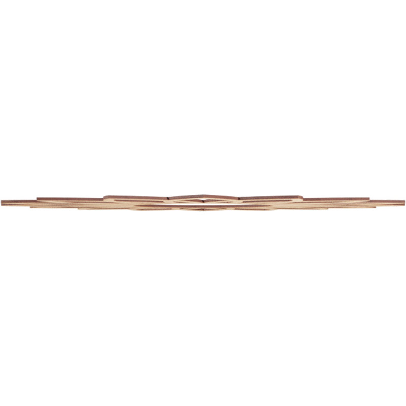 Médaillon de plafond en bois Daisy, H 34 po x l 34 po x P 0,38 po, Aulne