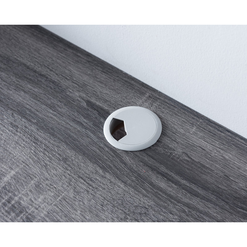 Meuble télé flottant pour téléviseur de 70 po ou moins Winkleman, Gris vieilli