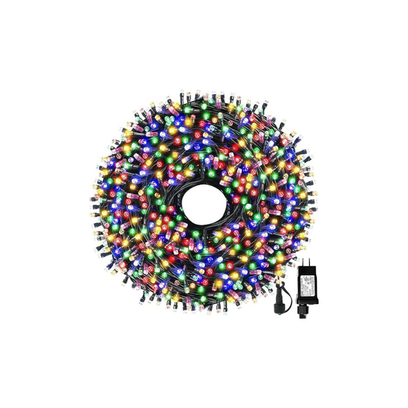 300 LED Christmas String Lights, 105 ft, Decorative Holiday Lights for Christmas Trees, Indoor and Outdoor Décor