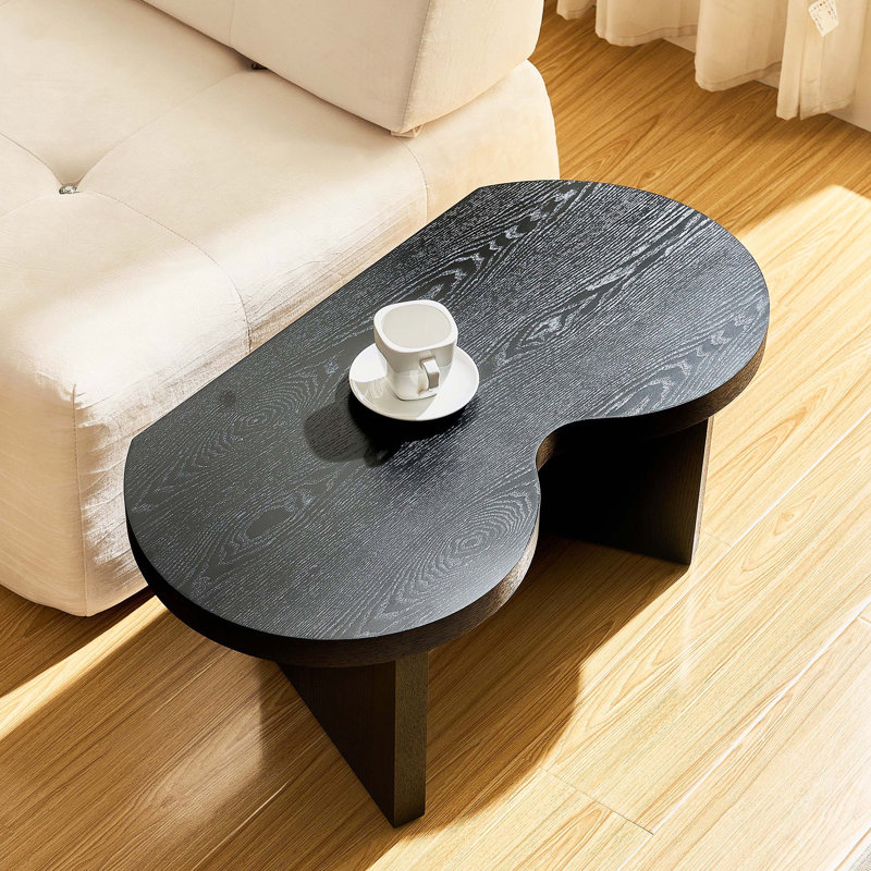 Table basse moderne en panneau de fibres à densité moyenne, utilisée dans les salons, les chambres à coucher et les bureaux