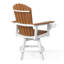 Fauteuil de comptoir pivotant blanc Kevin Adirondack-130679235-130679241