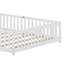 Queen Floor Bed With Safety Guardrails-113029312