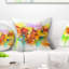 Gerbera et marguerites jaune vif - Coussin imprimé floral-29601121-29601125