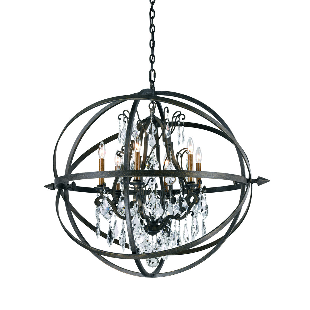 Byron 6 - Light Globe Chandelier Troy Lighting
