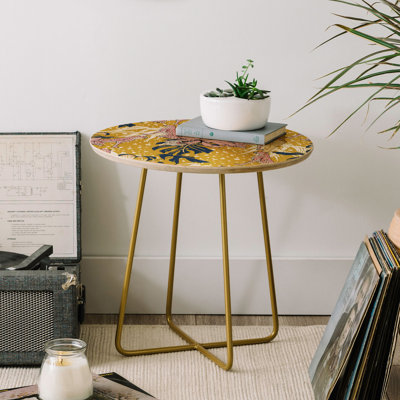 Solid Wood Top End Table