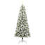 Artificial Hinged Christmas Tree Green and white-383840108