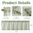 Linen Blend Striped Window Valance -1818519352