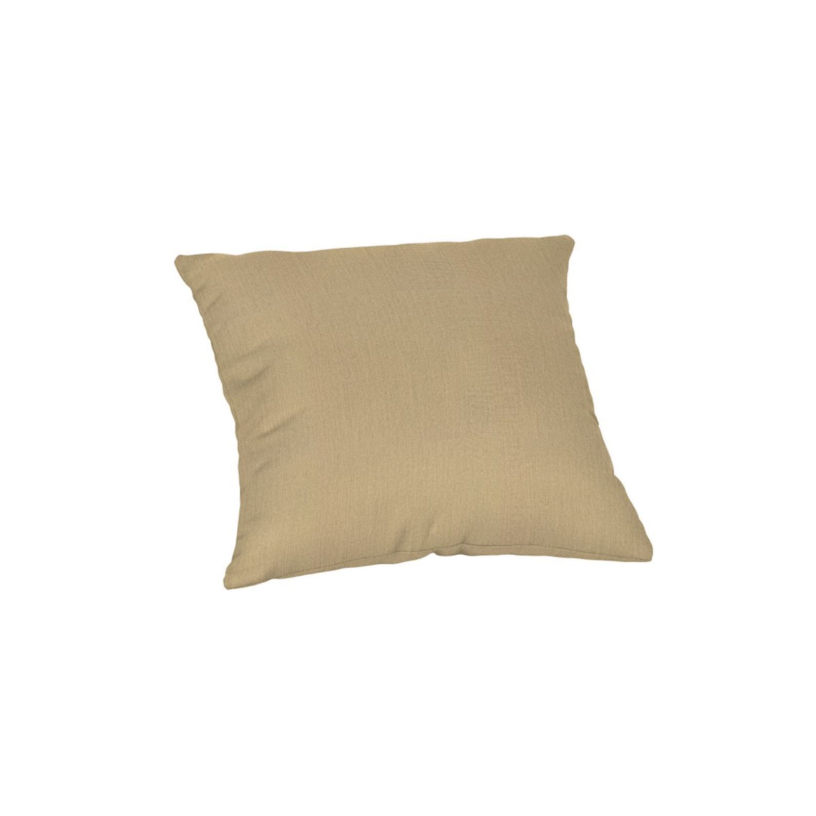  Outdoor Square Pillow Cover & Insert, Canvas Heather Beige Sunbrella®, 18"H x 18"W