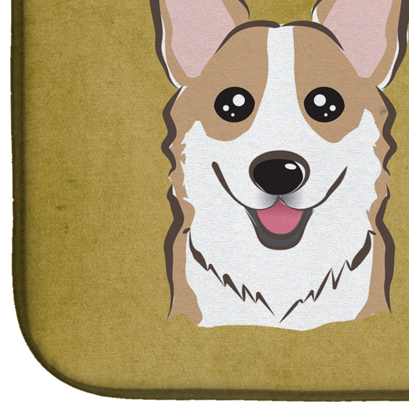 Tapis de séchage pour chien en vie corgi