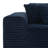 Boneless Upholstered Faux Rabbit Fur Flannel Sofa With Pillows - All Foam Compressed And No-Assembly Modular Design-123038182